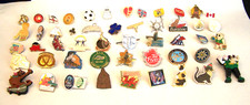 Mixed and Varied Job Lot of 50 Different Metal and Enamel Lapel and Pin Badges