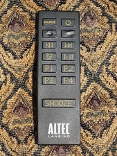 Altec Lansing Radio Alarm Clock Remote Control M402 RC - Black 