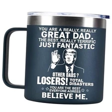 Fathers Day Funny Gifts for Dad Husband Men Him from Daughter Son Kids Wife - 