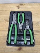 Snap-on Tools GREEN 3pc Wire Service Pliers Set #PLWIREKITG
