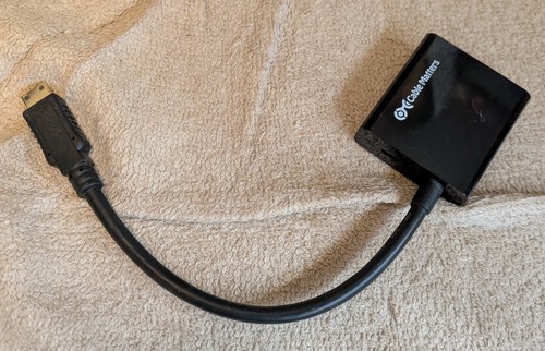 Cable Matters Mini DisplayPort to VGA Adapter Black FREE SHIPPING