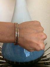 TriColor Solid Copper Magnetic Bracelet Arthritis Pain Relief New Balance Energy