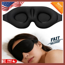 Premium 3D Sleep Mask   100 Blackout, No Eye Pressure, Lash-Friendly Design,...