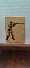 1960s MARX WARRIORS OF THE WORLD RICHARD TRAVIS III CONFEDERATE ARMY CARD