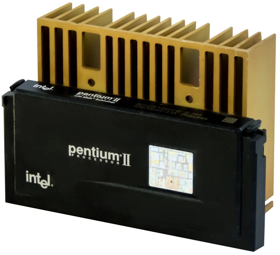 Intel Pentium II SL265 266MHz SLOT1 + Cooler Gl - Image 2 of 2