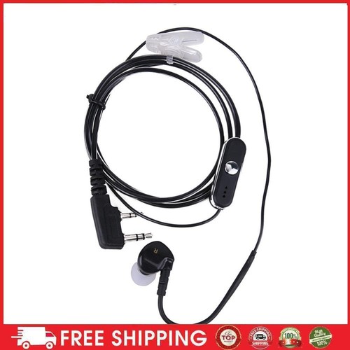 Nützliches 2-poliges Sport-Ohrhörer-Headset-Zubehör, Schwarz für BAOFENG Retevis