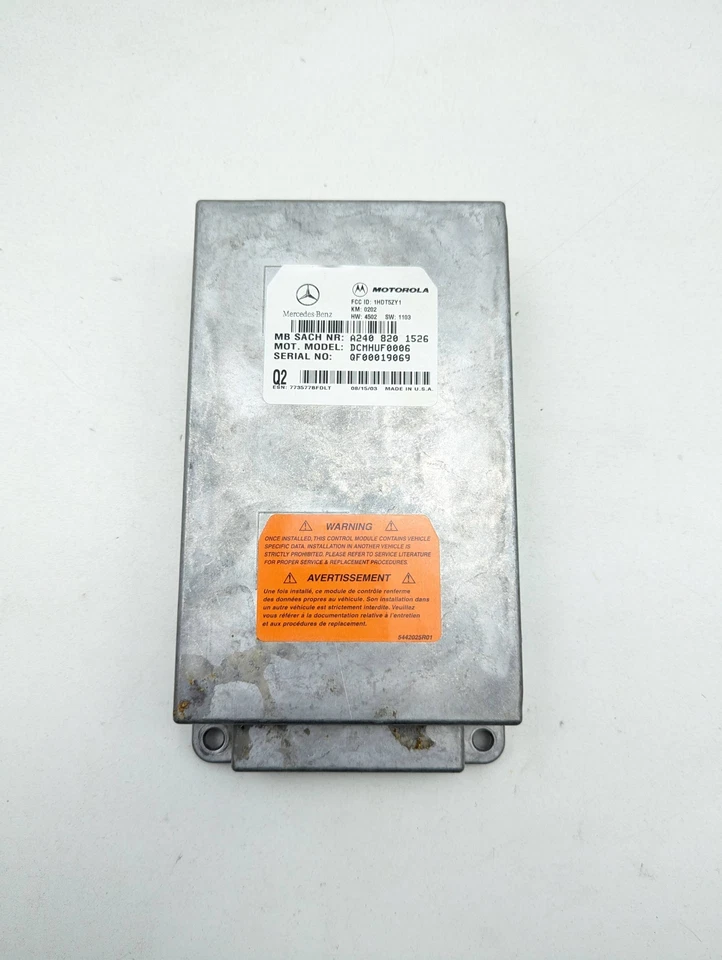 Módulo de control de comando de comunicación por voz Mercedes-Benz S430 W220 2000-2006 OEM Foto 3 de 4