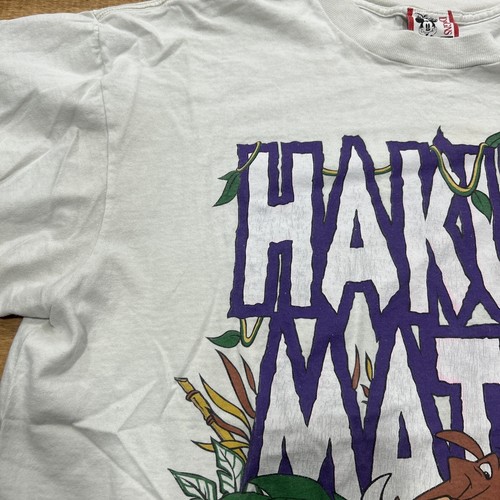 Vintage 90s Disney Designs Lion King Hakuna Matata shirt tagged large / XL - Picture 7 of 17