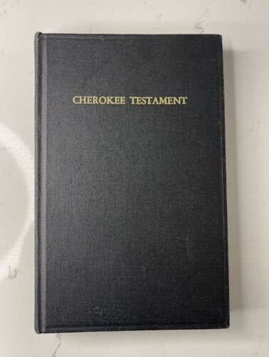 1961 Cherokee Testament American Bible Society New York (Sold By John Robert’s) - Afbeelding 1 van 11