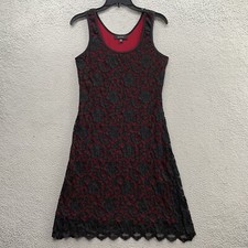 Karen Kane Dress Women’s Size S Black Lace Overlay Stretch Nylon Blend Stretch