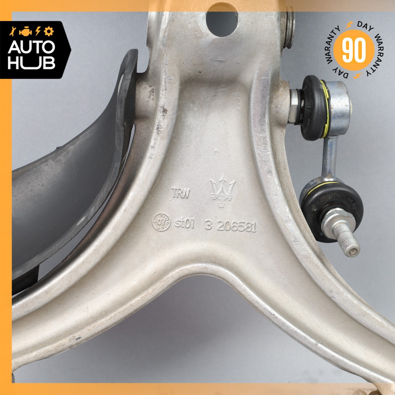 03-10 Maserati GranTurismo M145 Front Left Side Lower Control Arm 3206581 OEM