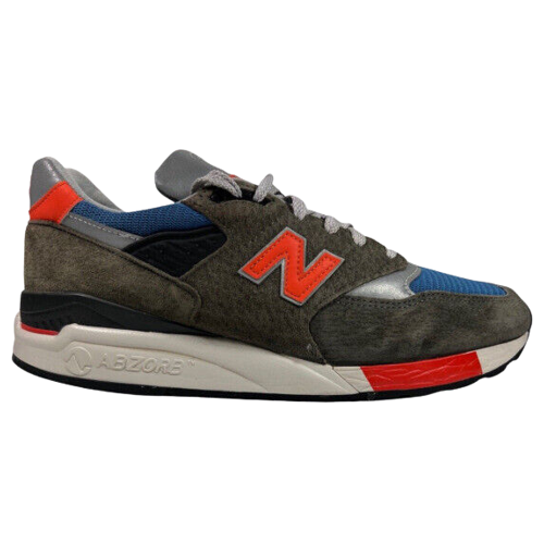 New Balance J. Crew x 998 Made in USA Grey Blue Orange