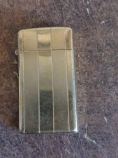 Vintage Gold-Tone Scripto Butane Lighter, Needs Flint & Fluid
