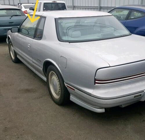 Oldsmobile Toronado : 1990, 1991, 1992, Left Driver Front Door Glass - Image 4 of 4