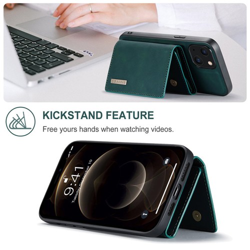 For iPhone 16 15 14 13 12 Pro Max 8 Removable Magnetic Leather Wallet Case Cover - Picture 50 of 71