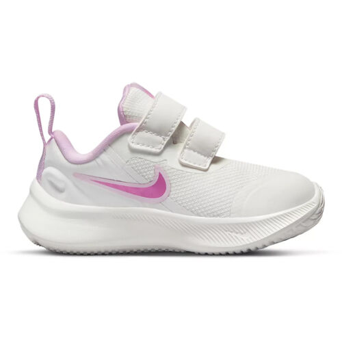 Toddler Girl's Nike Star Runner 3 SE (TDV) DQ0664-100 Shoes Size 10C #Y9 - 第 1/4 張圖片