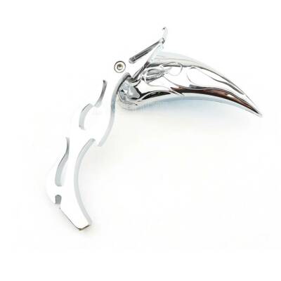 Big Chrome Motorcycle Rear View Mirrors – Universal Fit For Harley Davidson, Big Dog & Cruisers