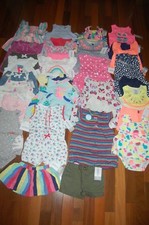 NWT Girls 3m 3 MONTHS CARTER'S HUGE Spring Summer 38 Piece Lot RV 444