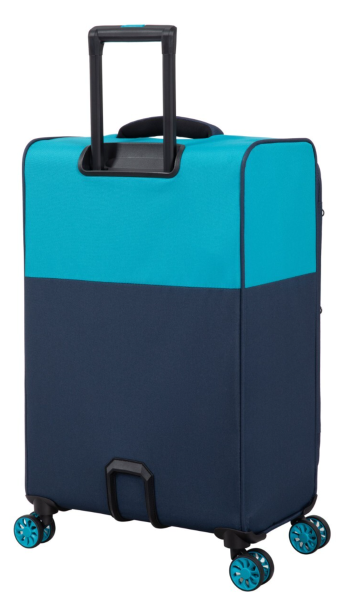 IT Luggage Megalite Duo-Tone Wheel Small 56cm Suitcase Capri Breeze/Dress  Blue