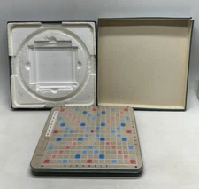1977 Selchow & Righter Scrabble Deluxe Game Board w/ Box Only Replacement Parts
