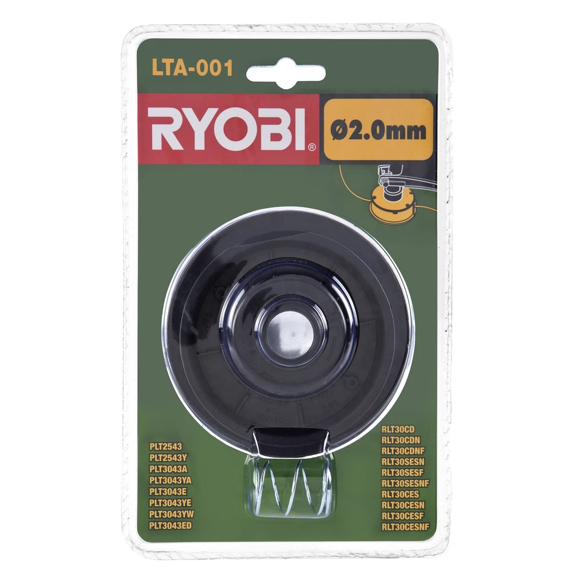 Ryobi REPLACEMENT LINE TRIMMER HEAD 2mm LTA001 Suits PLT RLT