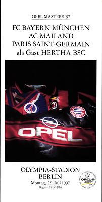 Masters 28.07.1997 Bayern Munich, AC Milan , Paris Saint-Germain, Hertha Bsc