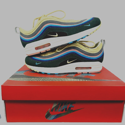 NIKE AIR MAX 1/97 x SEAN WOTHERSPOON SIZE 9.5 AJ4219 400 NEW NEXT DAY FAST SHIP
