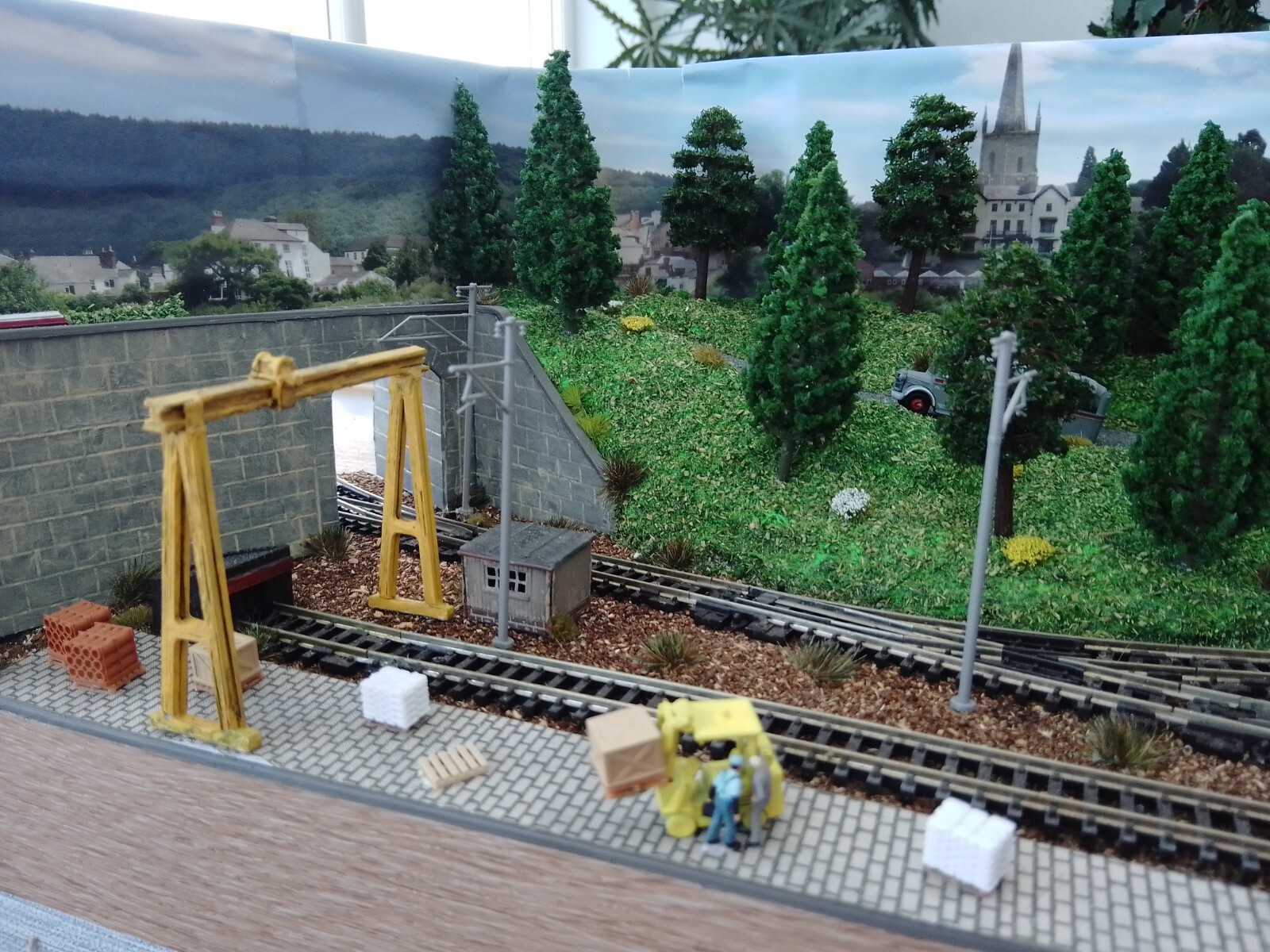 N Gauge Shunting Layout Complete, High Quality Only 3ft X9in Peco Track
