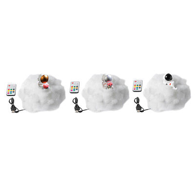 Spaceman Light LED Astronaut Nachtlicht Wolken Schlafzimmer Dekor USB Aufladen