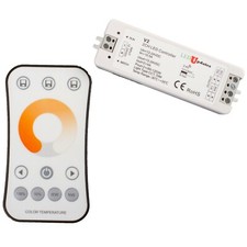 LEDUPDATES CCT LED light controller for 3000k to 6000k color LED Light Strip