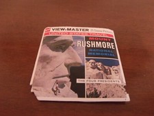 COLLECTIBLE GAF VIEW-MASTER MOUNT RUSHMORE 3 REELS 21 PICTURES