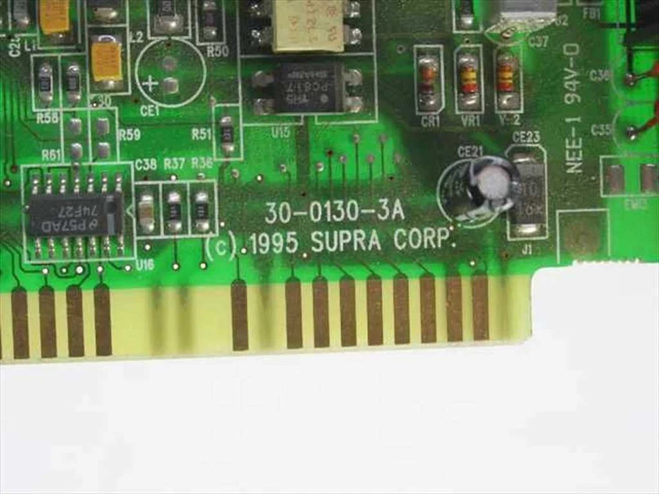 Supra 30-0130-3A 16-Bit ISA Modem Card - SupraExpress 33.6i PnP VoiceInternal - Image 4 of 4