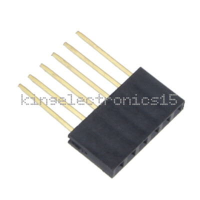 10pcs NEW 6 Pin 2.54 mm Stackable Long Legs Femal Header For Arduino ...
