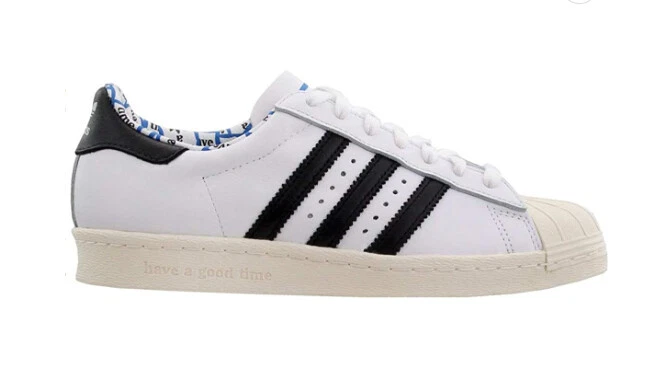Have A Good Time x adidas Superstar 80s Chalk White for Sale