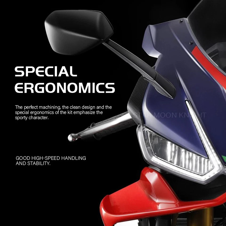 Adjustable Clip On Fork Riser Handlebar For Aprilia RSV4 Tuono V4 RS250 RSV1000R - Image 2 of 4