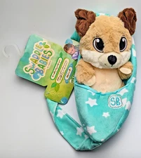 Swaddle Babies Plush Toy Dog 9.5 inches Fiesta