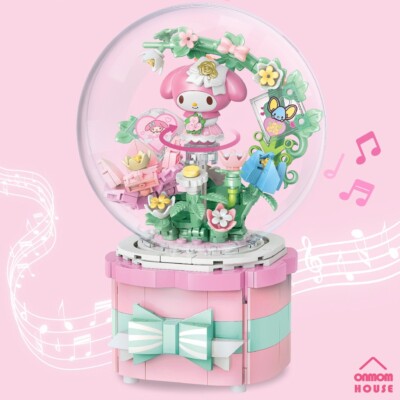オルゴール Sanrio My Melody Wooden Music Box Train My Melody on the Swing Wooden Music Box – Kitty Collection