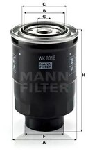 Filtre à carburant Mazda BT50