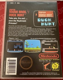 Super Mario Bros Duck Hunt Nintendo (NES) - Clamshell Case Great Condition