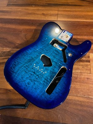Fender Player Telecaster Tele Blueburst Flame Maple Top Alder Body Nice