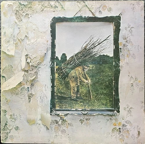 Led Zeppelin IV 4 1972 Uk Atlantic VINYL LP K 50008