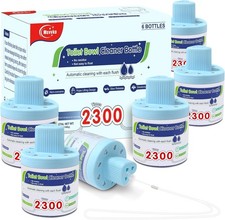 MSVVKO Toilet Bowl Cleaner  6-Bottles  Freshens  Deodorize New, Sealed 