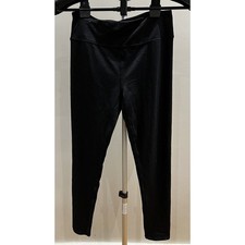 Girls Nordstrom Z By Zella Size XL 14/16 Black Pull On Exercise Leggings