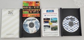 SEGA SATURN Lot of 2 Games DAYTONA USA & QUARTERBACK ATTACK CIB Complete