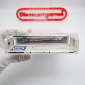 Sega Saturn Game VR SOCCER - WATA GRADED 8.5 A! NEW & Factory Sealed!