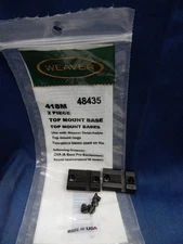 Weaver 2-Piece Top Mount Scope Base 418M Matte #48435 CVA Bass Pro