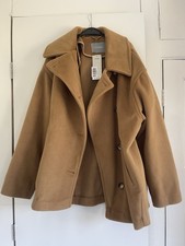 Asda George Tan Cocoon Short Formal Coat jacket BNWT size 10