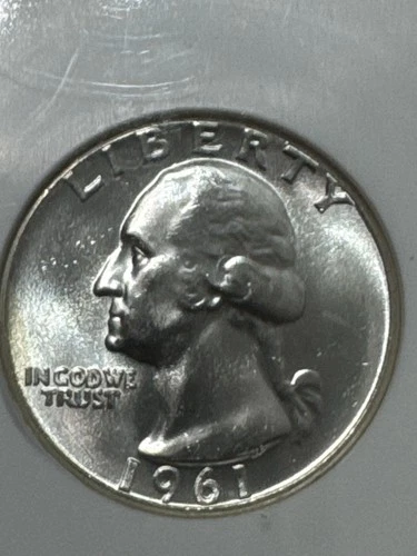 1961-P Washington Quarter — photo from the most recent tracked eBay sale