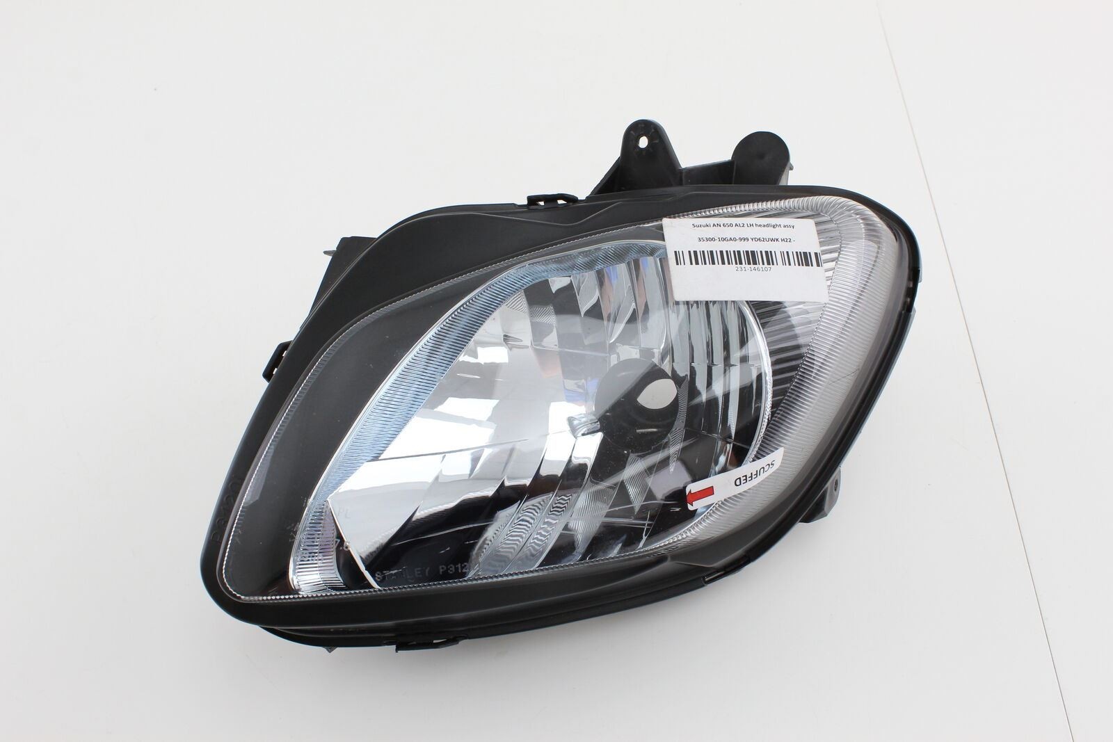 2002-2012 SUZUKI AN 650 BURGMAN Left Hand L/H Headlight - 35300-10GA0-999