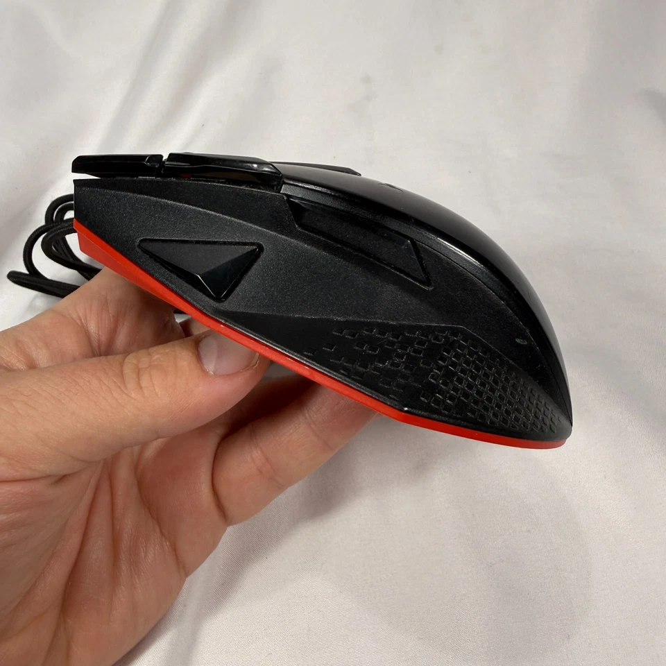 Lenovo Y Gaming Precision Mouse Black Model # M800 w TEST PIC! USB Wired - Image 2 of 4